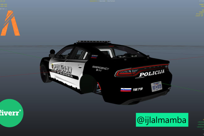 I will design liveries of police, ems, cars of fivem server