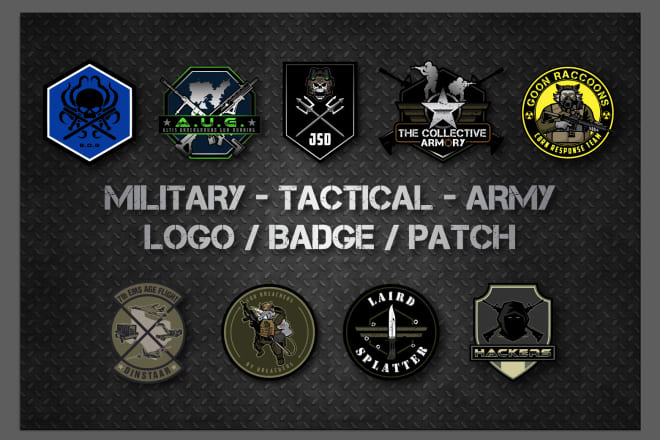 I will design military tactical logo badge patch