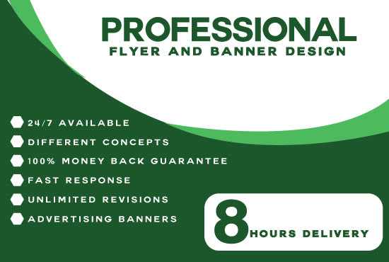 I will design outstanding flyer, banner, brochure and poster