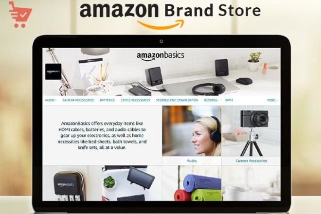 I will design professional amazon brand page