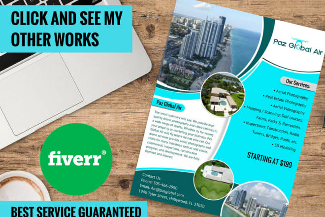 I will design professional business flyer