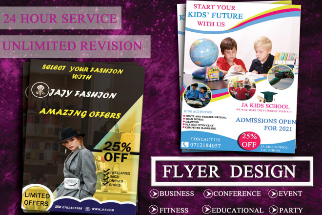 I will design professional business flyer