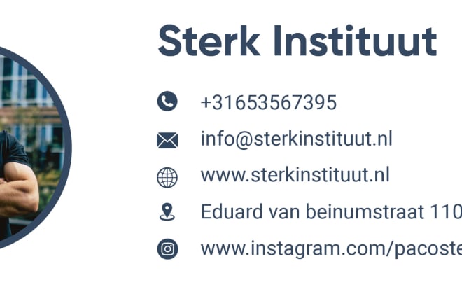 I will design professional image based email signature, footer