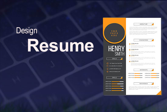 I will design professional resume,cover letter, flyer design