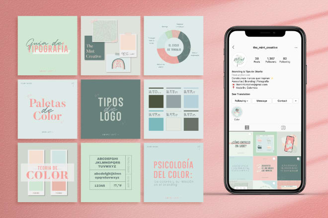 I will design the perfect instagram feed