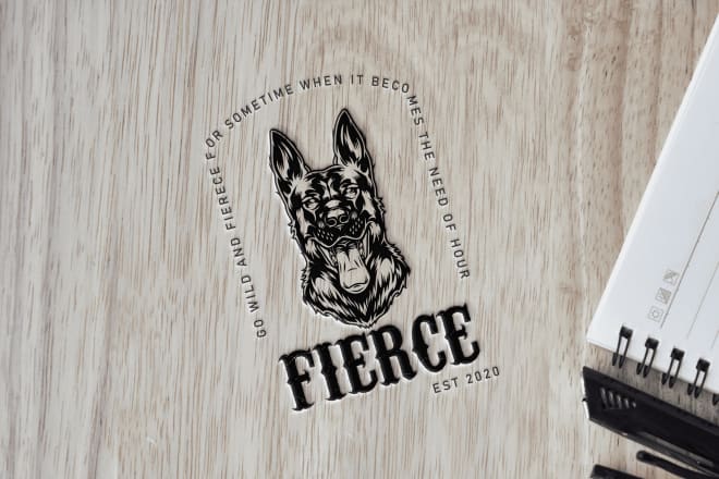 I will design vintage animal logo in my style