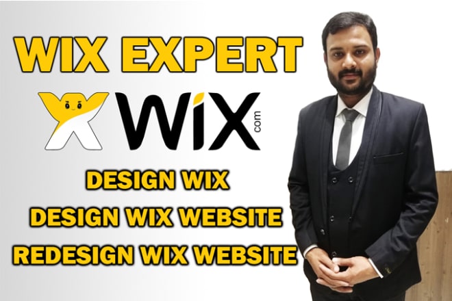 I will design wix website design or redesign wix website redesign