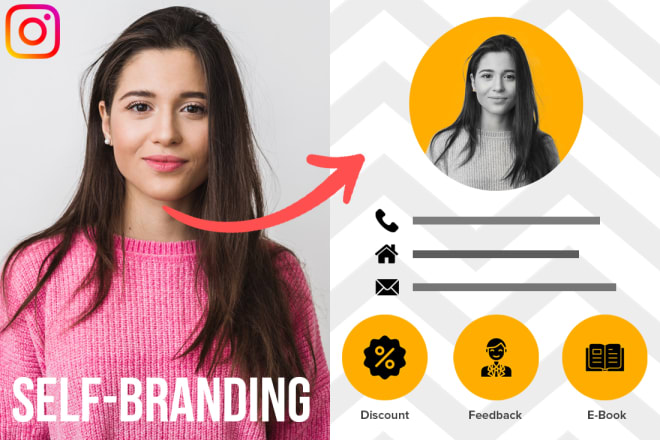 I will design your self branding instagram profile