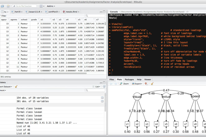 I will do advanced statistical data analysis in r, rstudio