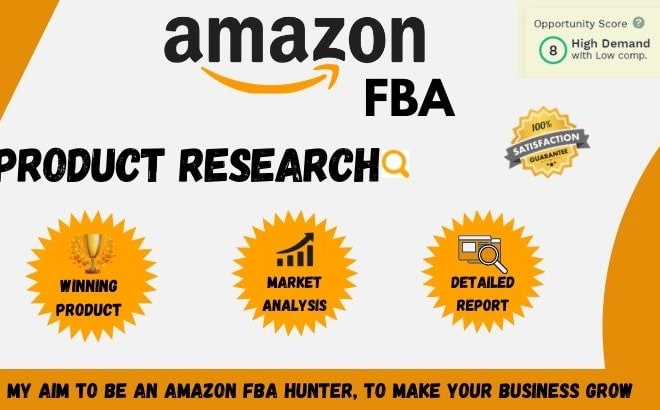 I will do amazon fba product research and keyword research