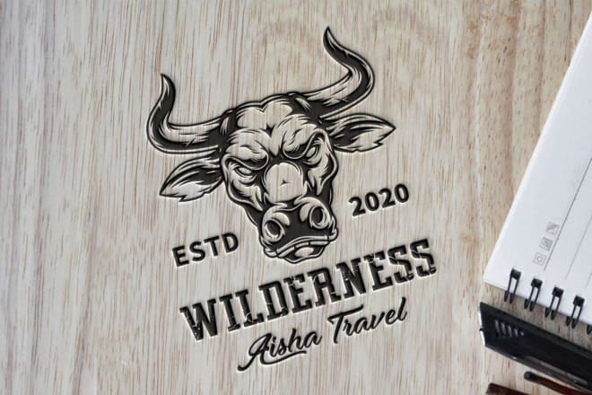 I will do animal logo design in vintage style