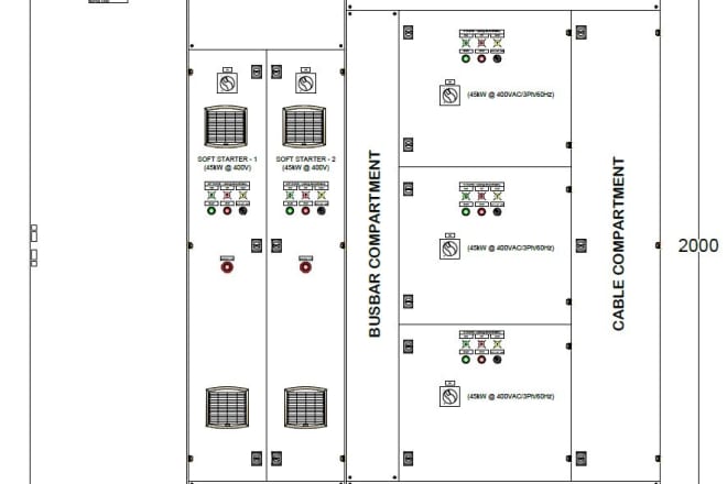 I will do any electrical drawing and design in autocad,