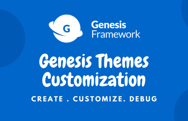 I will do any studiopress genesis customization