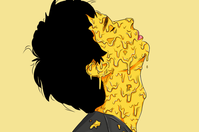 I will do awesome grime art with your photos