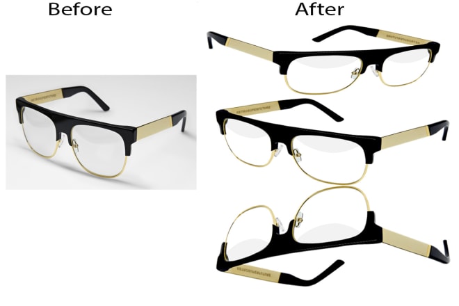 I will do bg remove of sunglasses in 24 hours