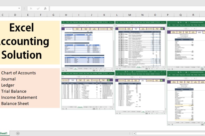 I will do bookkeeping on excel and provide you financial services