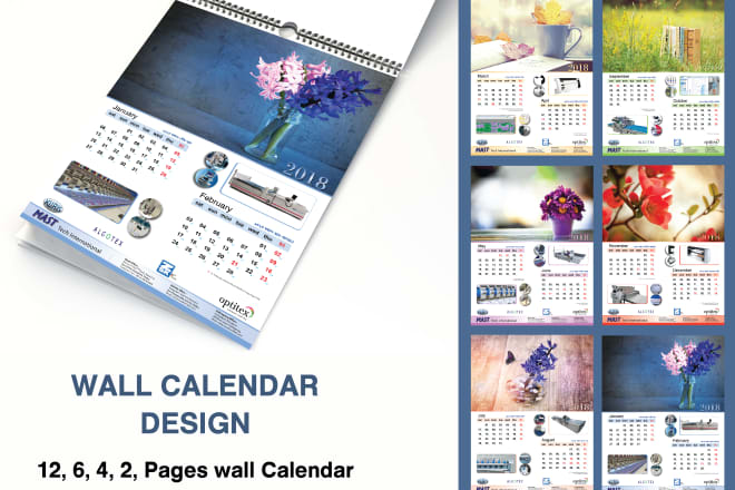 I will do calendar design 2019