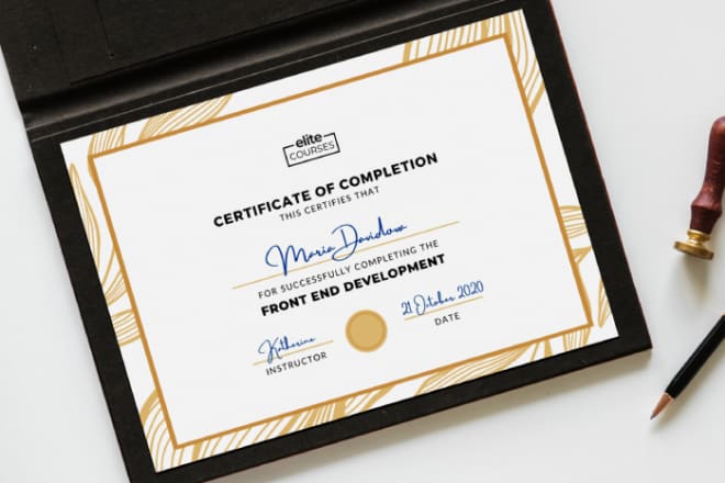 I will do certificate design certificate design certificate design