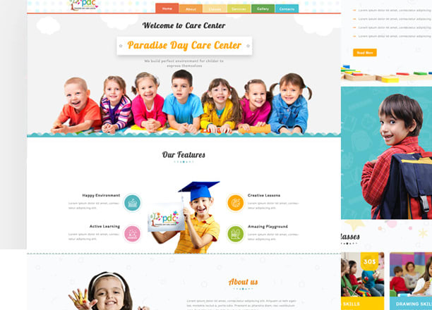 I will do creative webdesign and build responsive website