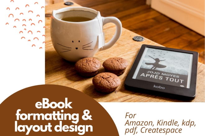 I will do ebook formatting and layout design for amazon and kindle