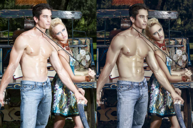 I will do fashion photo retouching and photoshop editing