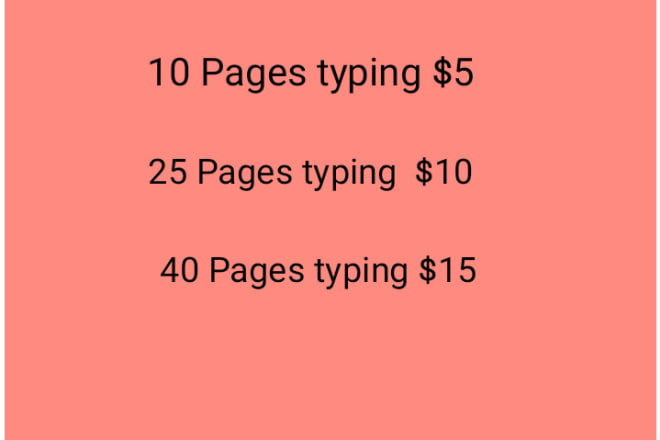 I will do fast typing in hindi and transcription
