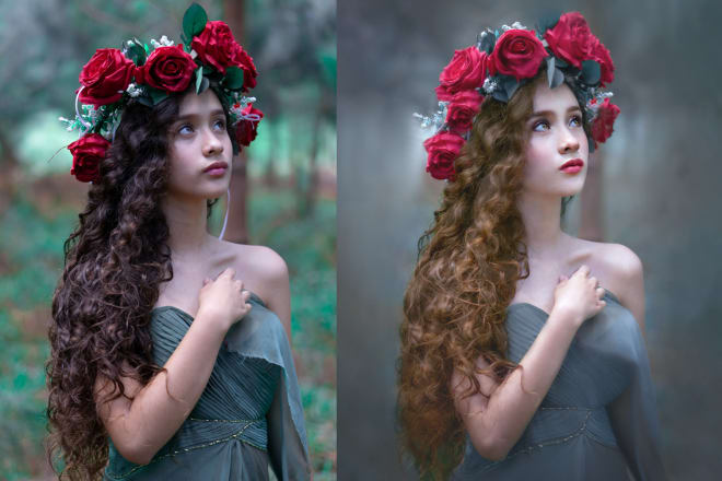 I will do fine art portrait photo retouching within 7 hours