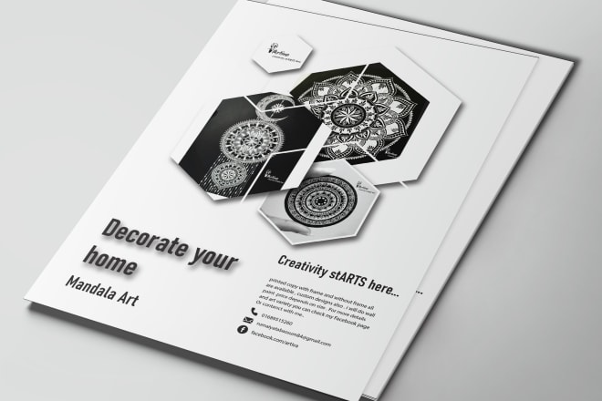 I will do flyer,brochure,leaflet design professionally