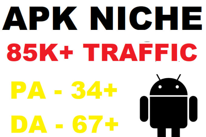 I will do guest post on da 67 pa 34 apk niche website