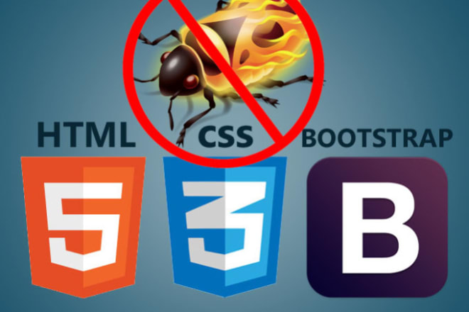 I will do html and css for your website with free logo