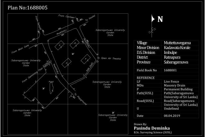 I will do land survey drawings using autocad