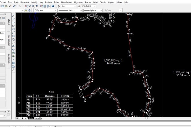 I will do legal land description, boundary delineation, and gis map