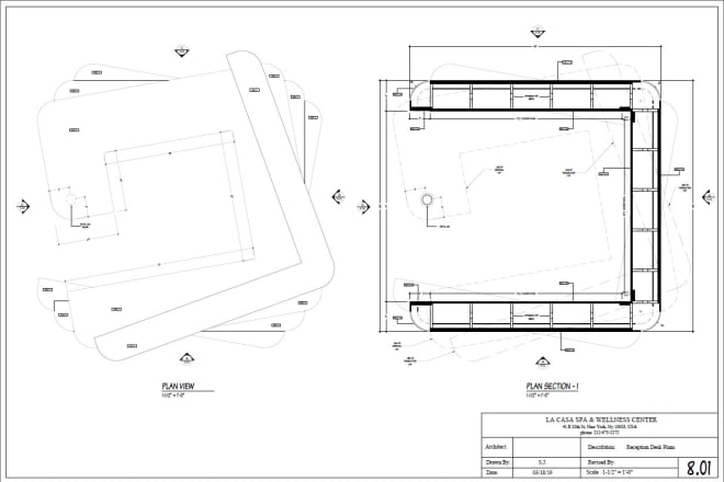 I will do millwork, furniture and casework shop drawings