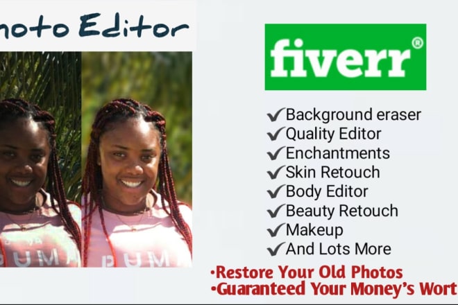 I will do photoshop editing and photo retouching