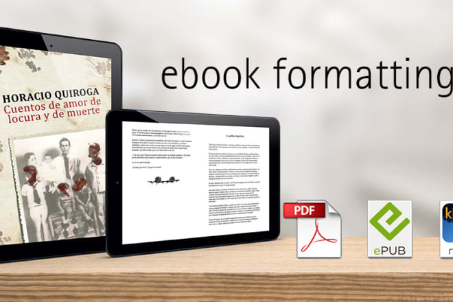 I will do print book design and ebook formatting for kindle, amazon, epub, pdf, etc