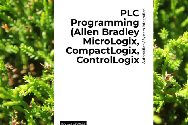 I will do programming in ladder logic or stl for allen bradley plcs