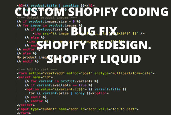 I will do shopify custom coding to your shopify website and shopify store