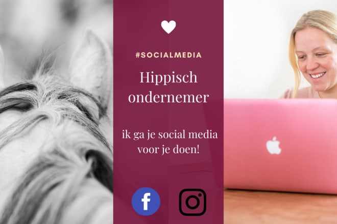 I will do social media for equestrian entrepreneurs