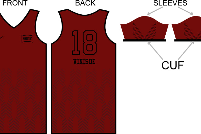 I will do sports apparels design for you