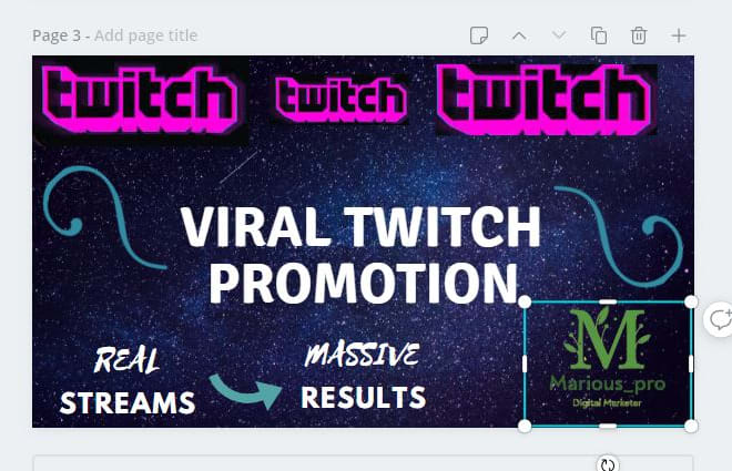 I will do twitch channel promotion get twitch sub, twitch live viewers