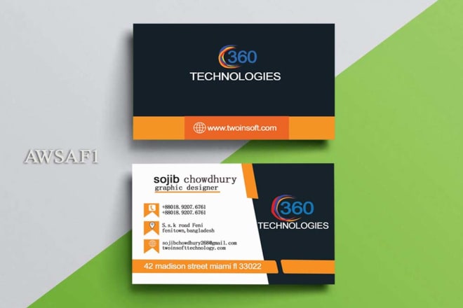 I will do unique business card design