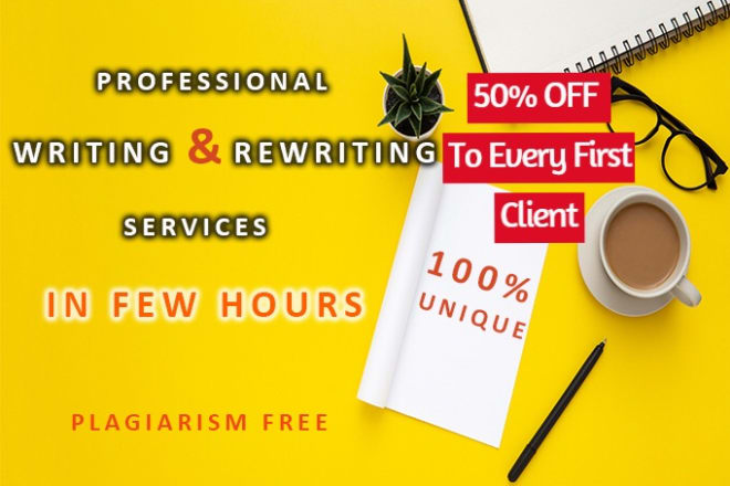 I will do unique creative content writing, blog, essay and SEO article writing