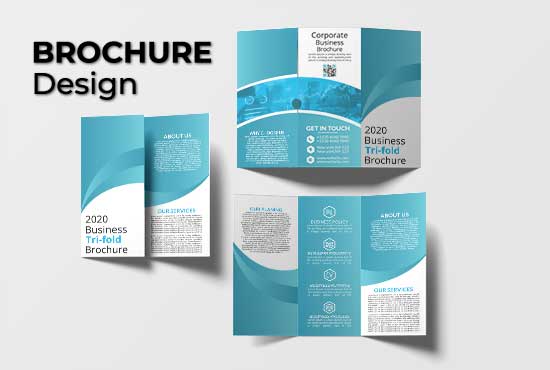 I will do unique tri fold brochure design