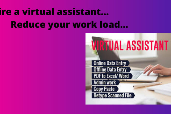 I will do virtual assistant jobs