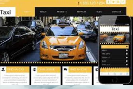 I will do wordpress website for taxi booking, car rental