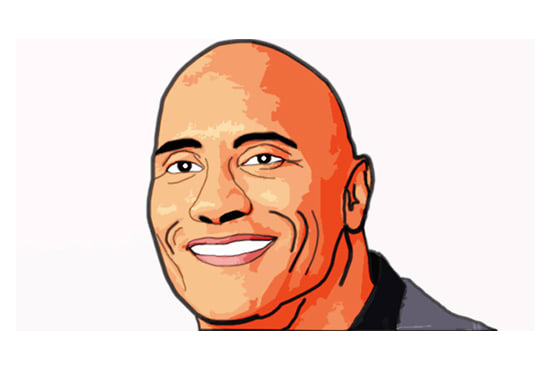 I will do your cartoon portrait on photoshop