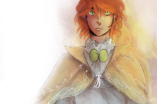 I will draw a portrait of your characters or yourself
