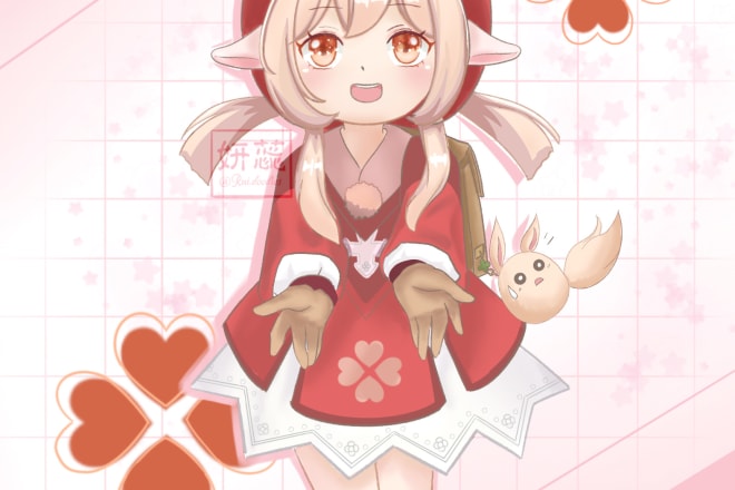 I will draw anime character for you