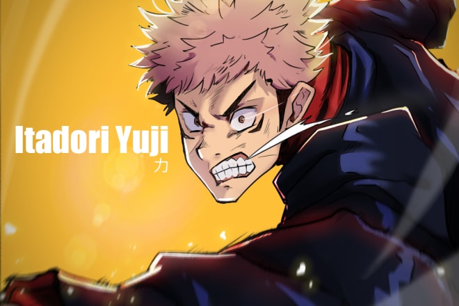 I will draw anime style digital illustration