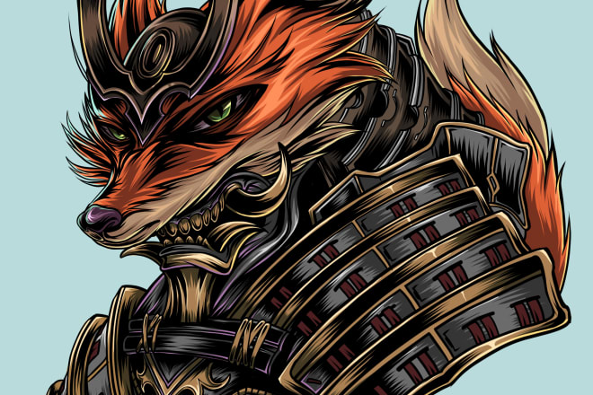 I will draw awesome animal illustrations in my style